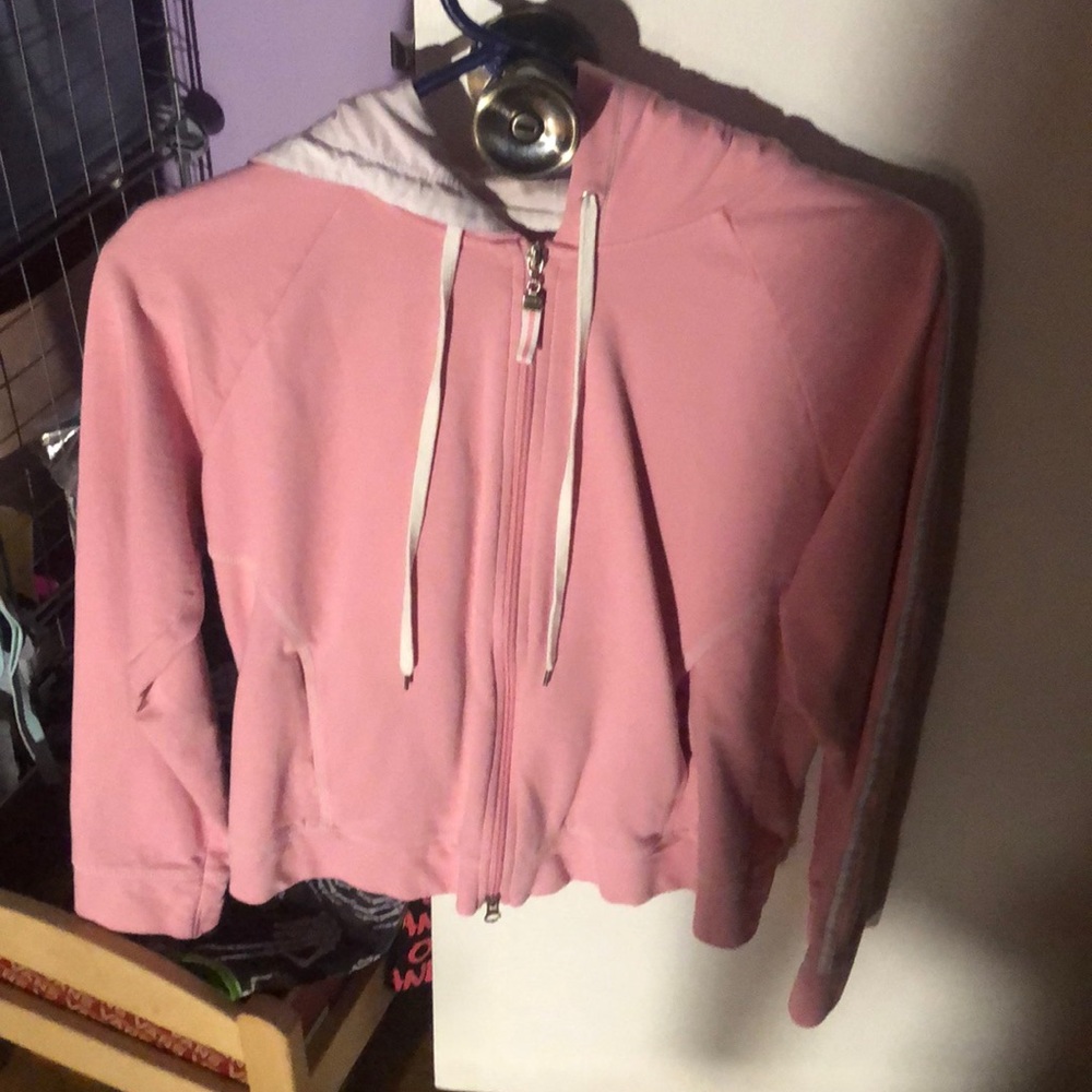 Light pink zip up jacket